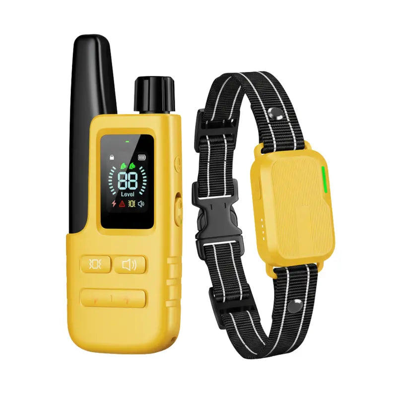 Remote-Controlled Dog Training Collar with Customizable Fit