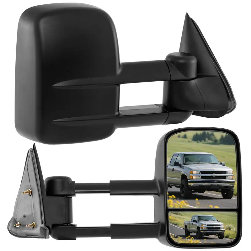 Towing Mirrors for 20032006 Chevrolet Silverado & GMC Sierra Full-Size Trucks