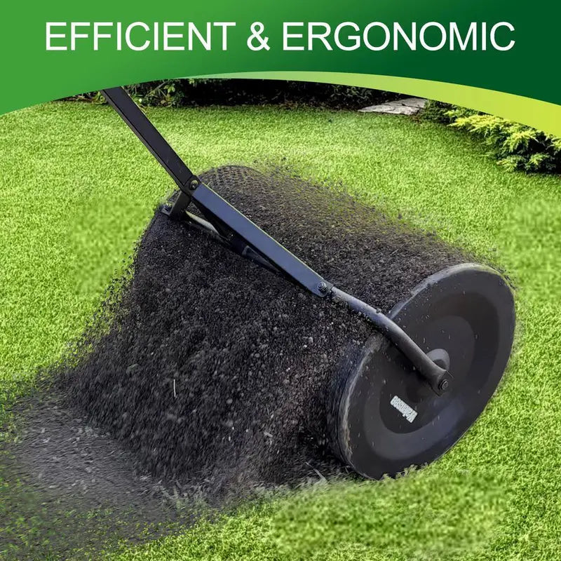 24-Inch Metal-Handle Peat Moss & Compost Spreader  SP-001-JNN