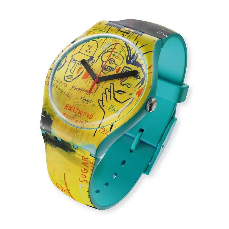 Swatch x Jean-Michel Basquiat Limited-Edition Yellow Watch