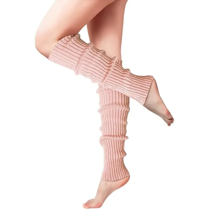 Retro Knit Leg Warmers  Women¡¯s 80s-Inspired Dance &amp; Yoga Accessory