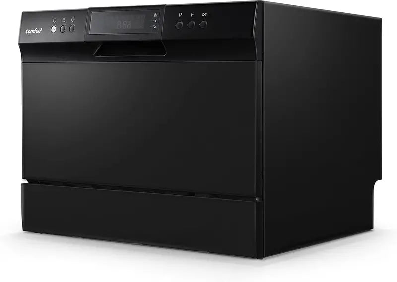 Energy Star Countertop Dishwasher  Portable Mini Dishwasher with 6-Place Settings & 8 Wash Programs for Small Spaces