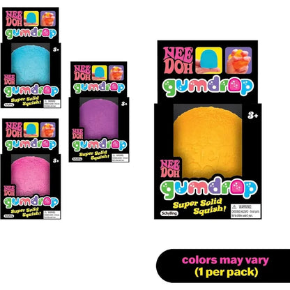 NeeDoh Gumdrop  Textured 2.5-Inch Sensory Squeeze Toy