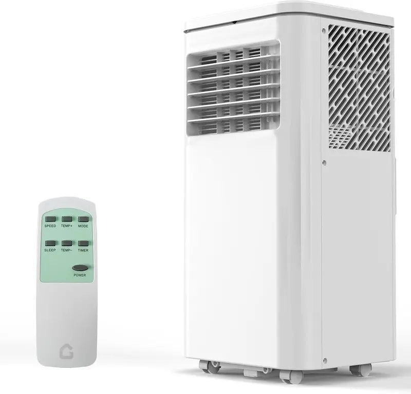 8,000 BTU Quiet Portable Air Conditioner  3-in-1 Cooling, Dehumidifying & Fan for Bedrooms and Offices up to 350 Sq. Ft.