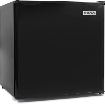 Igloo 3.2 Cu Ft Single-Door Mini Fridge  Glass Shelving, Compact Cooling for Dorms or Offices