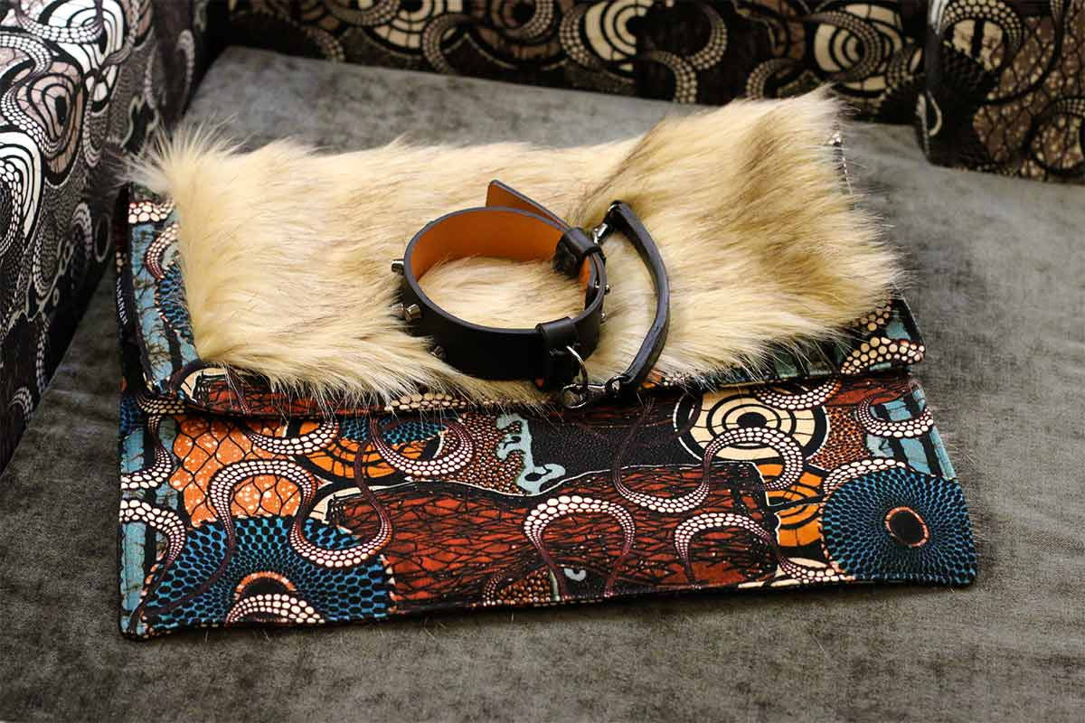 Couverture pour chien « Metis » Africa - Tissu Jean-Paul Gaultier