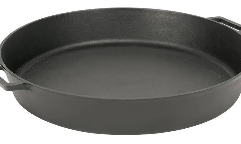 20-Inch Pre-Seasoned Cast Iron Skillet for Stovetop & Oven Use