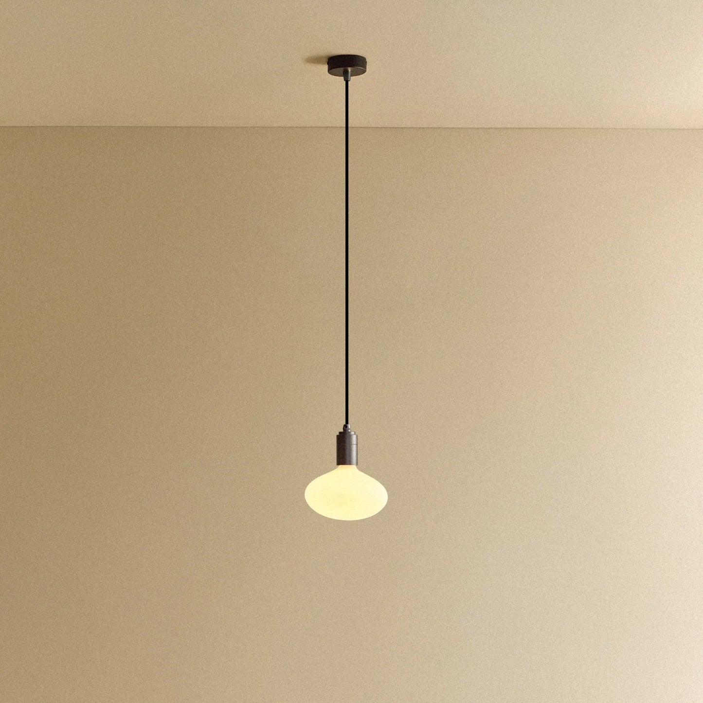 Oval Pendant Light in Graphite