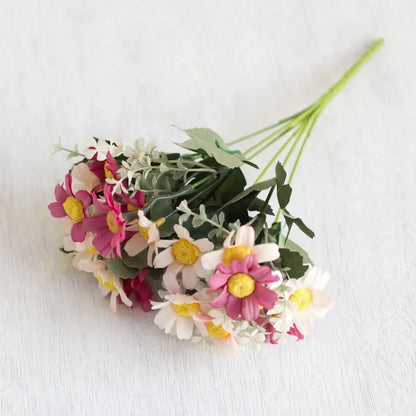 Christmas Silk Flower Ornaments  Festive Artificial Floral Accents for Holiday Decor