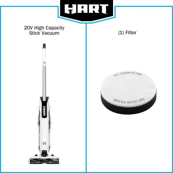 20-Volt High-Capacity Stick Vacuum — Cordless Lightweight Design (Battery Sold Separately)