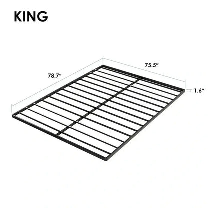 Crown Comfort 1.6-Inch Metal Bunkie Board for Bed Slat Replacement
