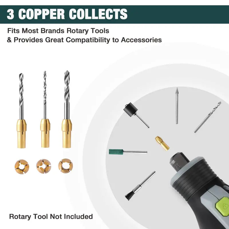WORKPRO 306-Piece Rotary Tool Accessory Kit Compatible with Dremel Tools