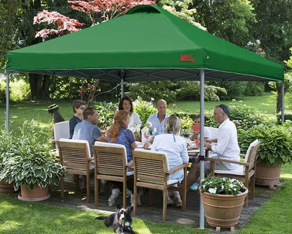 10×10 Black Pop-Up Canopy Tent  Durable Instant Shelter with Roller Bag for Transport