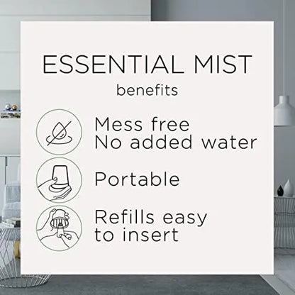Air Wick Essential Mist Refill, Mandarin & Sweet Orange, 5 ct, Essential Oils Diffuser Freshener