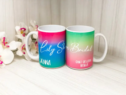 Custom-Printed Ceramic Coffee Mug  Dishwasher Safe