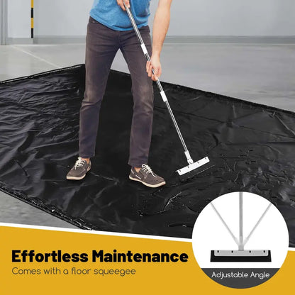 Extra-Large Waterproof Garage Floor Mat (22′ x 9′) for Under-Car Protection Against Mud, Rain, and Snow