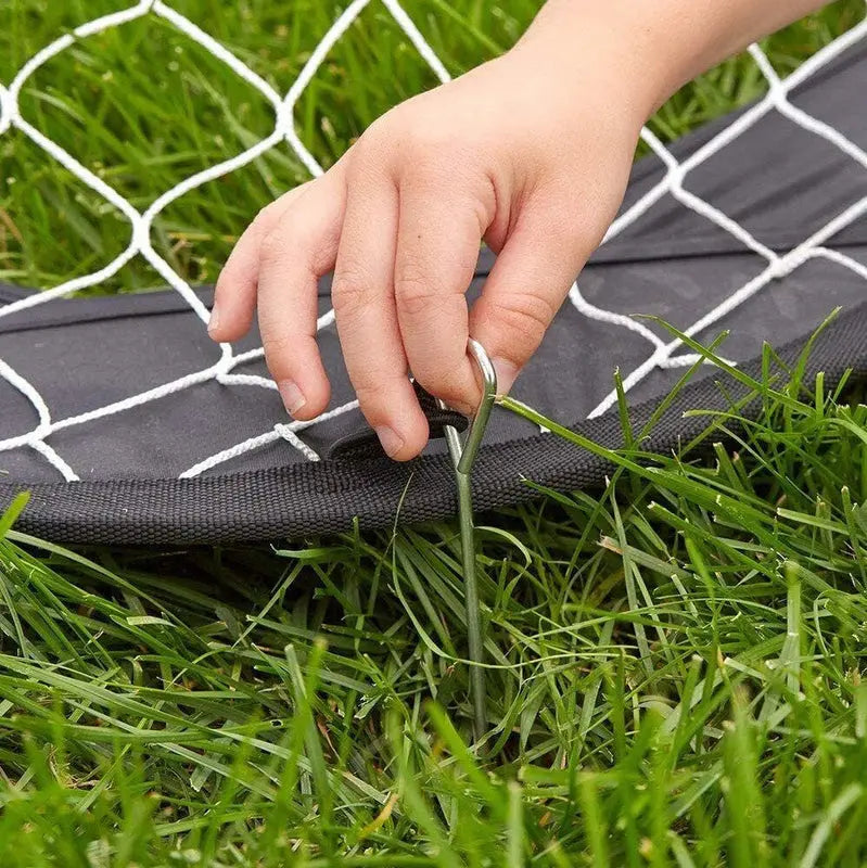 2-in-1 Pop-Up Soccer & Football Goal Net with Carry Bag for Kids
