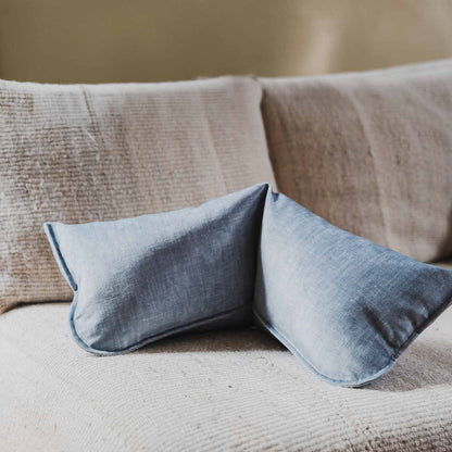 Coussin repose tête et de décoration · EPICUR Poséidon (velours)