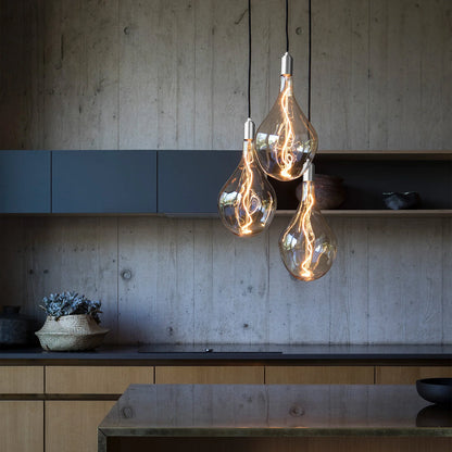 Triple Pendant in Stainless Steel