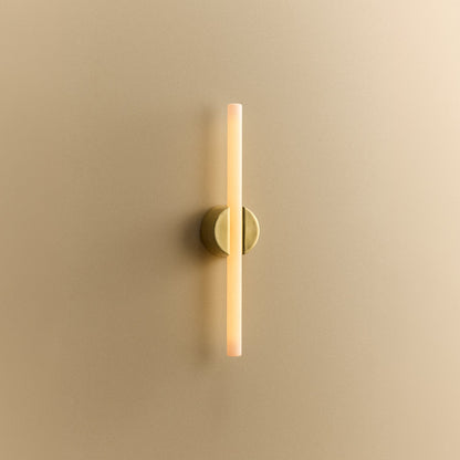 Kilter Wall Light in Solid Brass