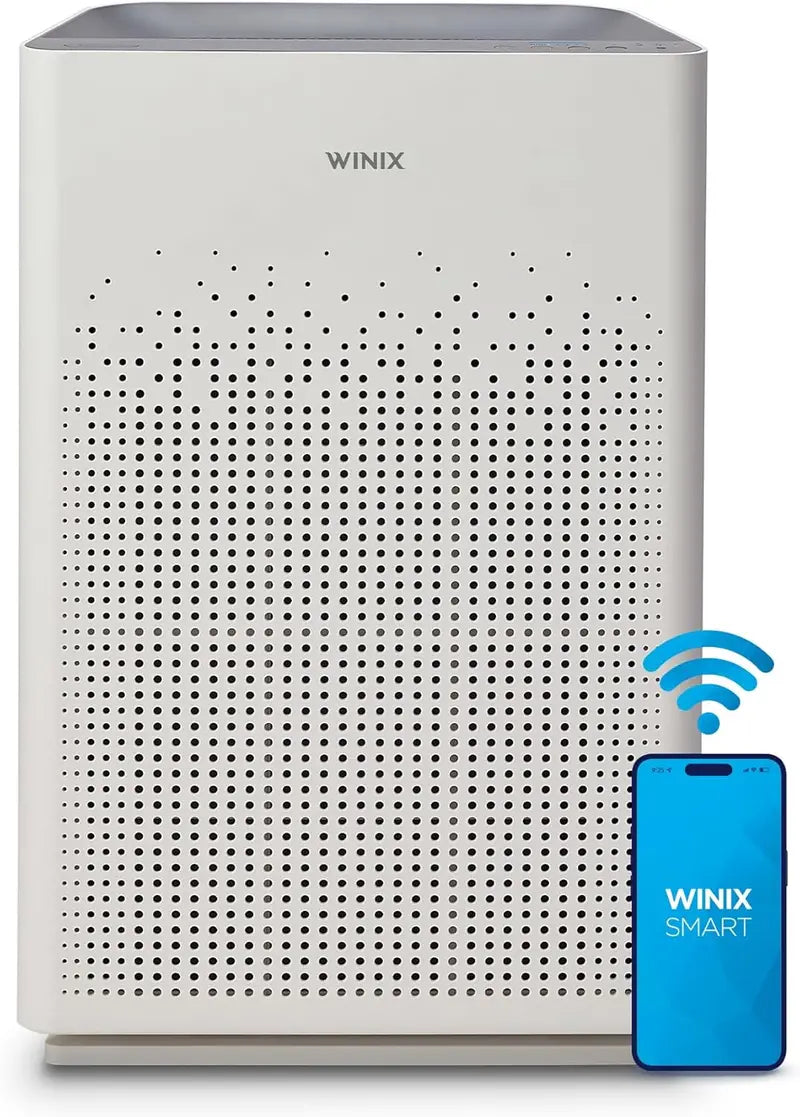 Winix 5510 Air Purifier: Upgraded True HEPA + Carbon Filter, App-Controlled Auto Mode, 1,881 sq. ft Coverage for Pet Allergens, Smoke & Odors