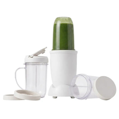 All-in-One Blender System for Smoothies, Sauces, and Purees — Includes 3 Cups and Food Processor Attachment