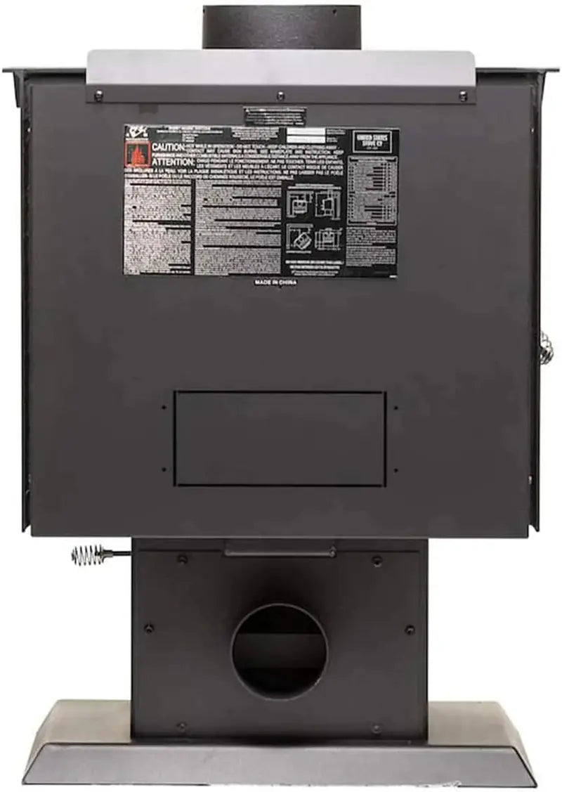 Ashley Hearth AW1120E-P — 1200 Sq. Ft. Pedestal Wood-Burning Stove