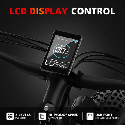 AMYET EB26 750W Electric Mountain Bike  720Wh UL2849-Certified Battery