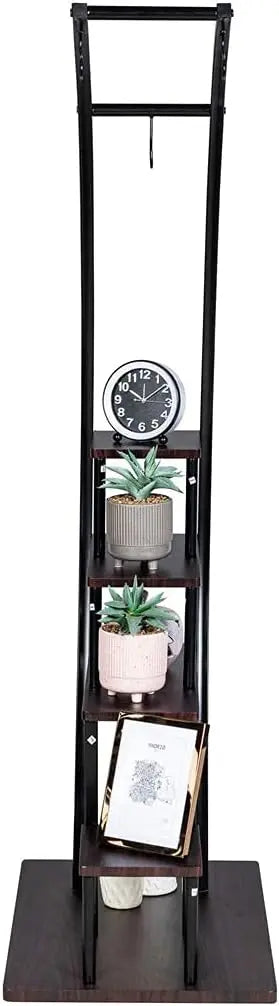 2-Pack Black GDLF 5-Tier Half Moon Metal Plant Stand for Home, Patio, & Garden