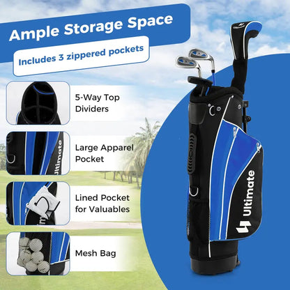 Junior Golf Set for Ages 1113 — Right-Handed Complete Clubs with Stand Bag