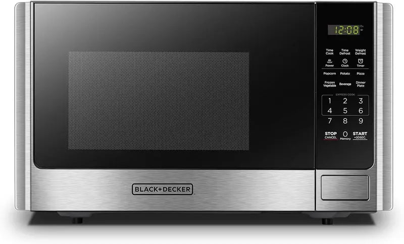 0.9 cu. ft. 5-in-1 Countertop Microwave Oven  Air Bake, Convection, Grill, Combo Cook & Bake with Child Lock & Stainless Steel Finish