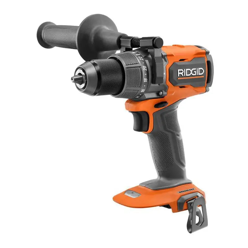 RIDGID 18V Brushless Cordless 1/2 in. High Torque Hammer Drill/Driver (Tool Only) R861152B