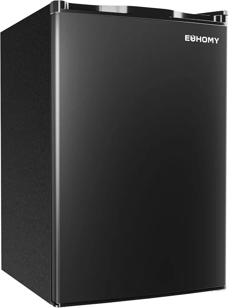 EUHOMY 3.2 cu. ft. Single-Door Mini Fridge  Adjustable Thermostat Compact Cooler