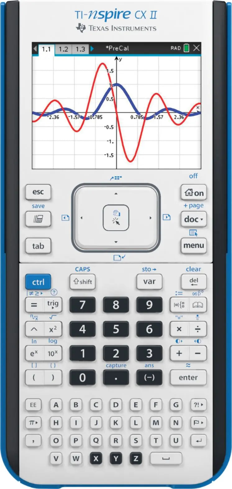 Texas Instruments TI-Nspire CX II Graphing Calculator  Advanced STEM Tool with Color Display, Rechargeable Battery, and Intuitive Interface