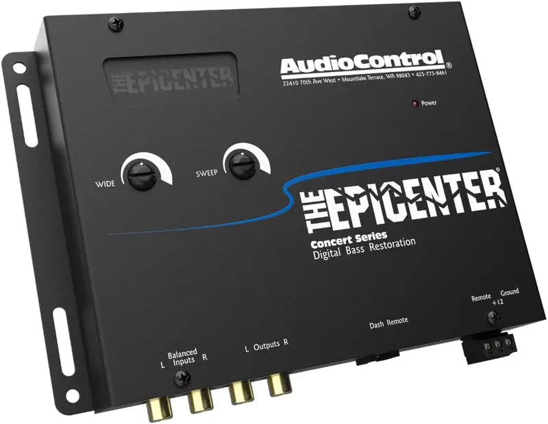 AudioControl Epicenter Digital Bass Processor  Wired Remote-Compatible Car Audio System Optimizer