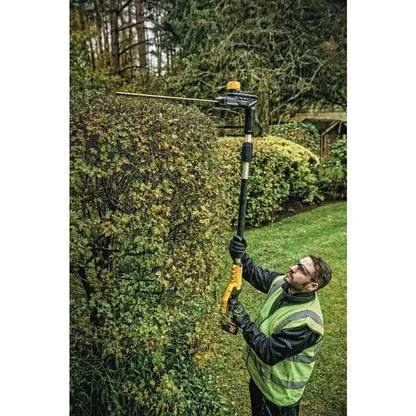 DEWALT 20V MAX Cordless Pole Hedge Trimmer Kit  Includes 4Ah Battery, Charger & Accessories