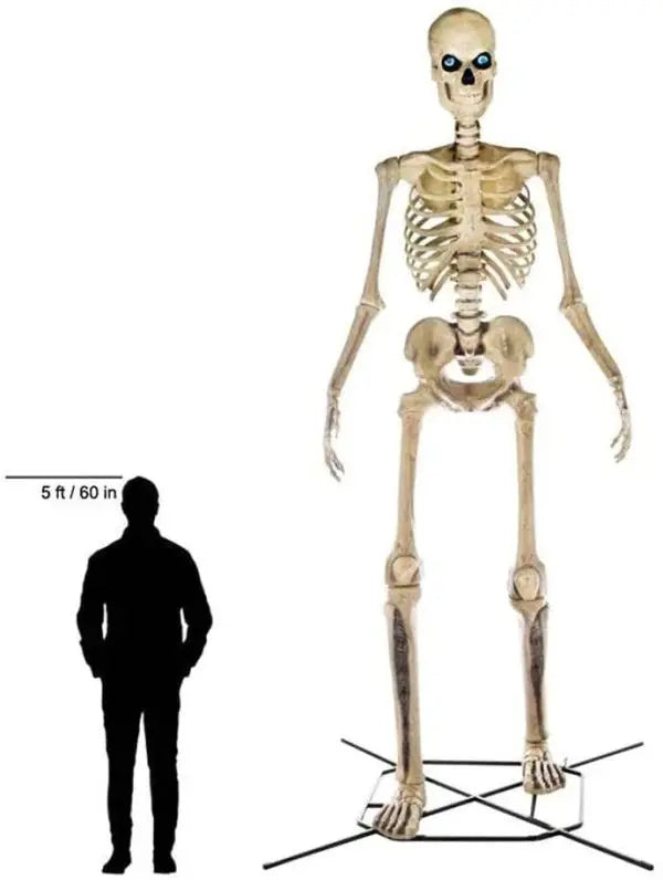 2025 Home Accents Giant 12-Foot Skeleton Decoration  Realistic LifeEyes Design (Model NO250058)