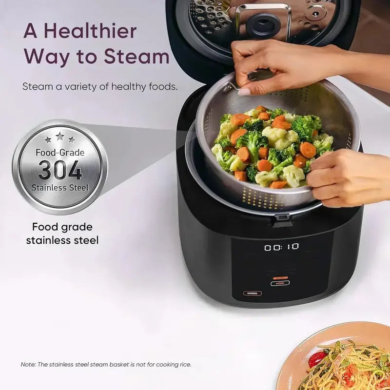 COSORI 10-Cup Rice Cooker  Fuzzy Logic Smart Rice Maker with 24-Hour Keep Warm & 18 Presets