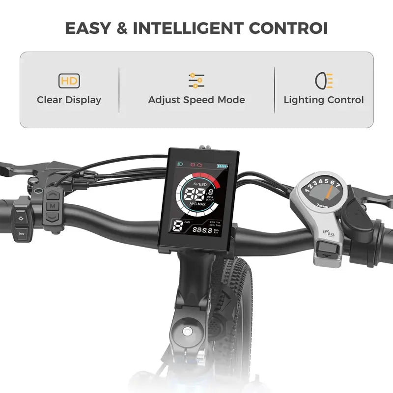 Heybike Race Max Electric Bike  500W Motor, 48V Battery, 27.5″ Tires, 7-Speed, Lightweight Commuter