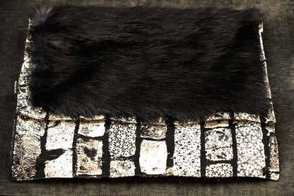 Couverture pour chat « Metis » Black Moon - Tissu Jean-Paul Gaultier