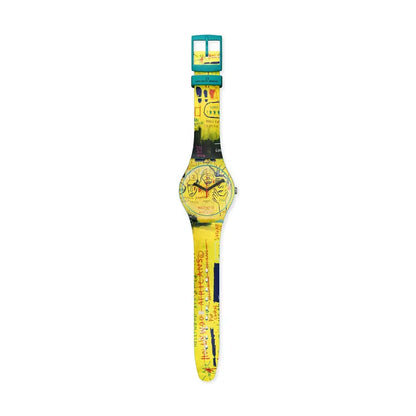 Swatch x Jean-Michel Basquiat Limited-Edition Yellow Watch