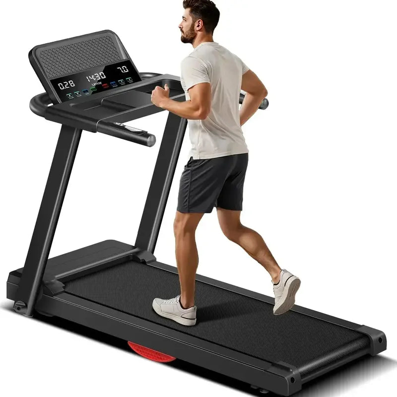 Home Treadmill with 15% Incline  3.0 HP Brushless Motor & Dual Cushioning