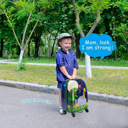 Kids’ Luggage Set  Two Lightweight Carry-Ons (12″ and 16″) for Travel