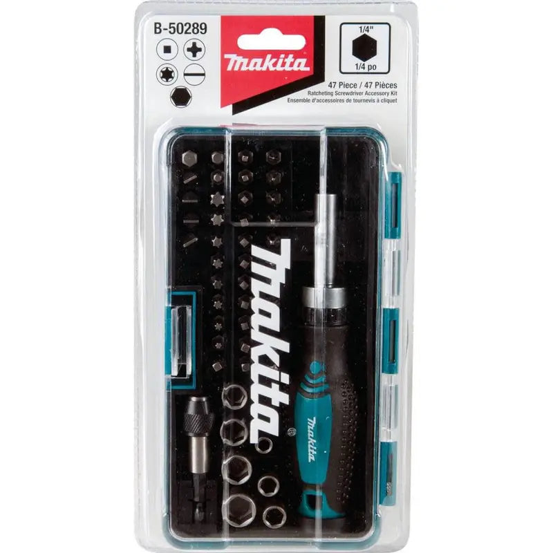 Makita 47 Pc. Ratchet and Bit Set B-50289 from Makita