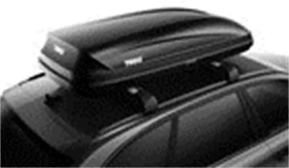 Thule Pulse Large Rooftop Cargo Box — Black, Aerodynamic Design