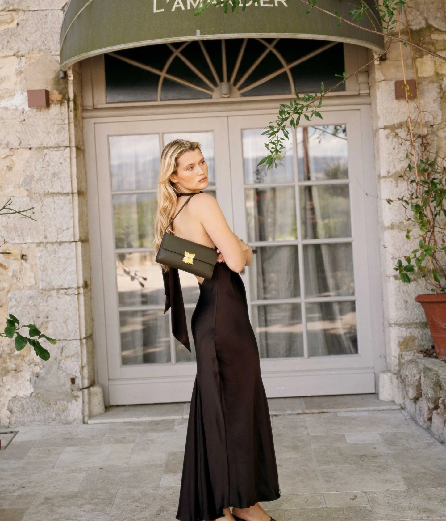 Hortensia Clutch | Vert Olive