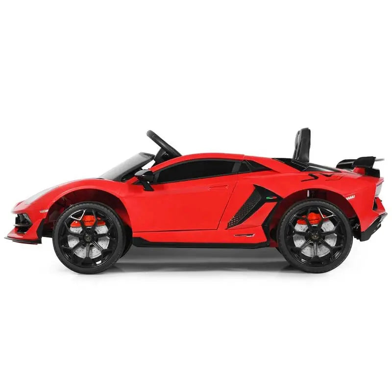 Licensed Lamborghini SVJ Kids Ride-On  12V Battery-Powered Electric Sports Car Toy with Trunk Storage & Parental Remote Control