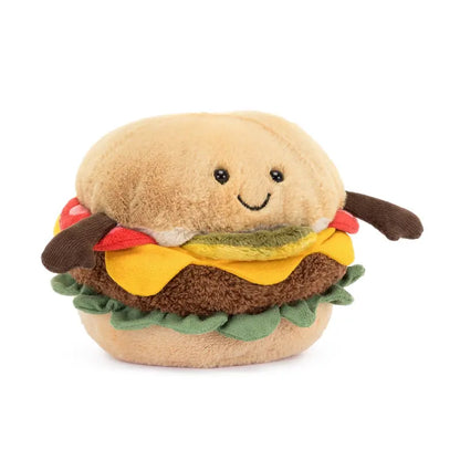 Jellycat Hamburger Plush Food Toy
