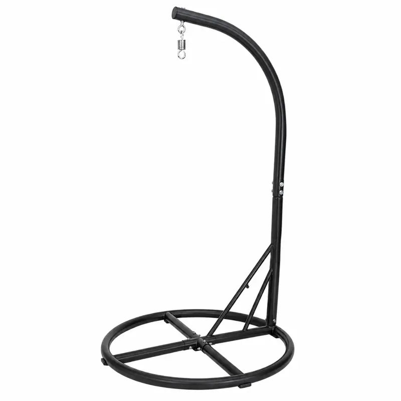 Weatherproof Steel Hammock Chair Stand Rated for 400 lbs Load Capacity