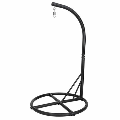 Weatherproof Steel Hammock Chair Stand Rated for 400 lbs Load Capacity